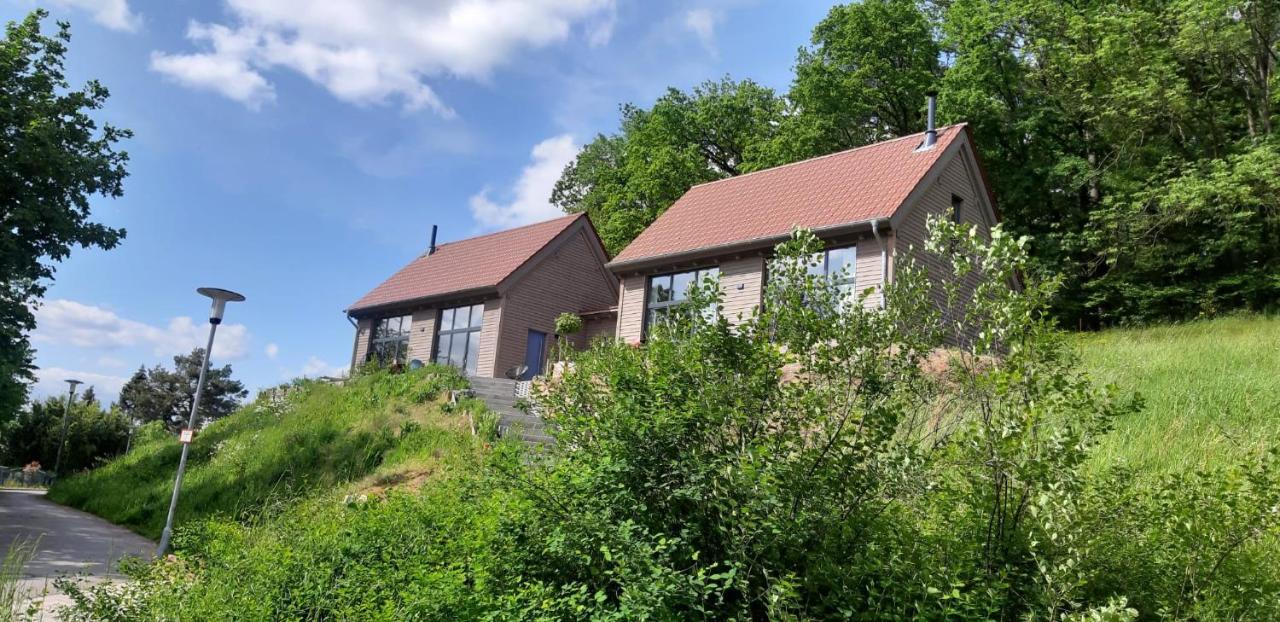 Odenwald-Lodge Mit Infrarotsauna Und E-Ladestation Im Naturpark Odenwald "Haus Himmelblau" Reichelsheim Exterior photo